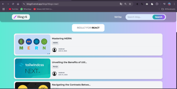 Full Stack Web Development