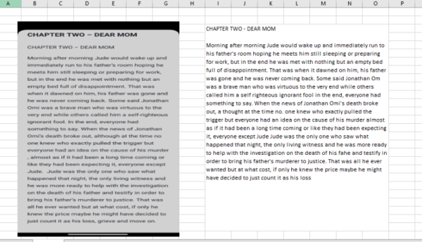 I can do Intermediate Excel related work, Data Entry, Transcription work