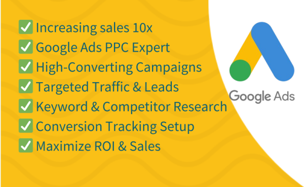 Setup and Optimize Google Ads Search Ads PPC Campaigns for Maximum ROI