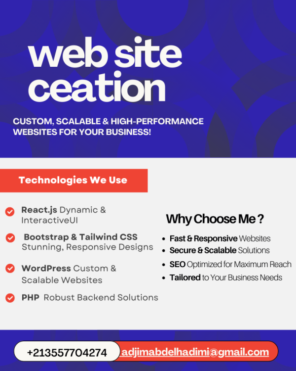 Build modern, responsive sites with React, Tailwind & bootstrap Wordpress