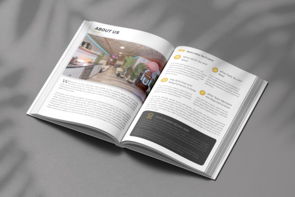 Product catalog design user manual booklet company profile