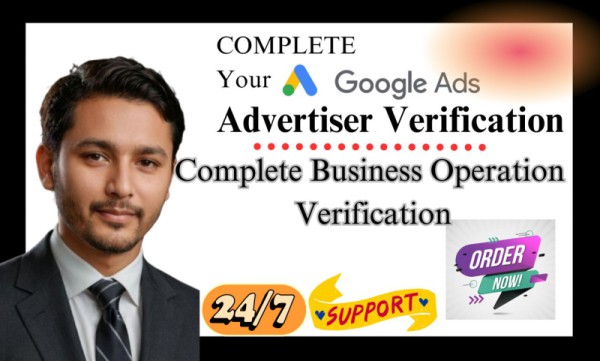 I will do google ads complete business operations verification
