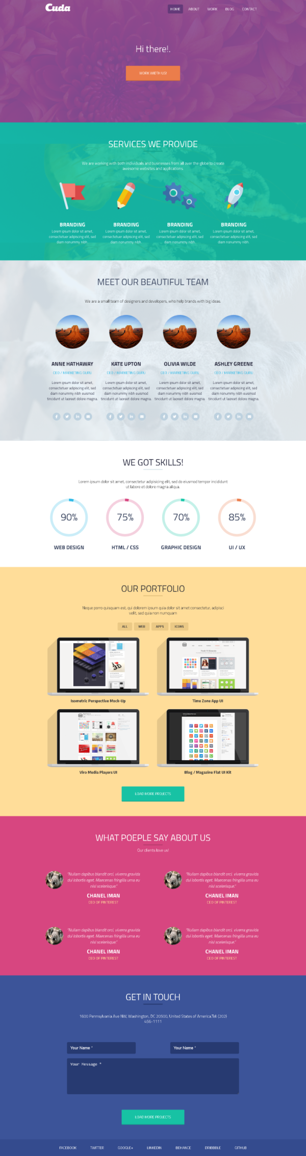 Psd to Html with responsive desing
