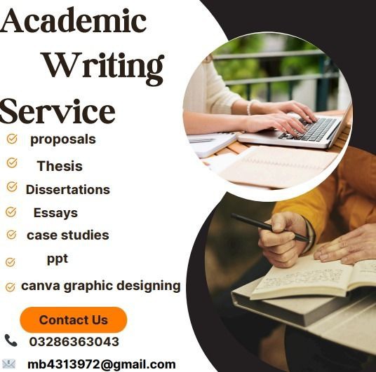 Academic writing: essays, reports, research, original work with proper referencing.