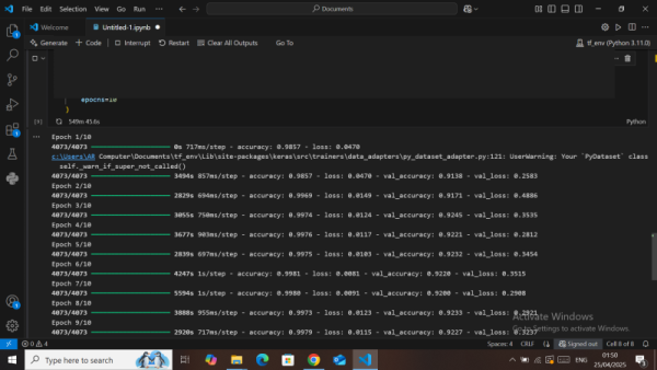 I offer data entry, Excel automation, and AI/ML solutions using Python and TensorFlow