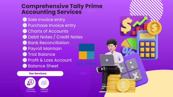 Tally Prime Certified Professional Accountant, Bookkeeping, Tally ERP