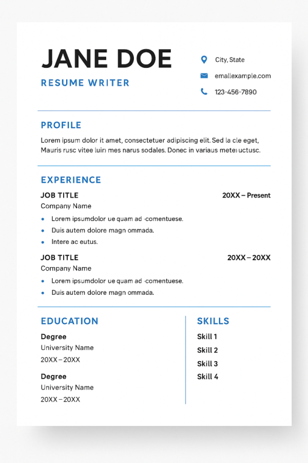 I will create a professional resume and cover letter that gets you noticed