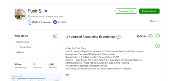 Bookkeeping, Taxation, Auditing, Trial Balance, Bank Reconciliation, AR/AP.