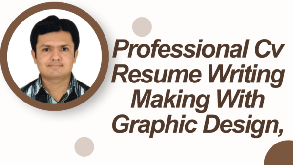 Professional Cv Resume Writing Making With Graphic Design,