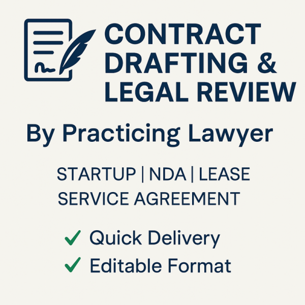 Draft legal notices, contracts, agreements, and replies for legal matters.