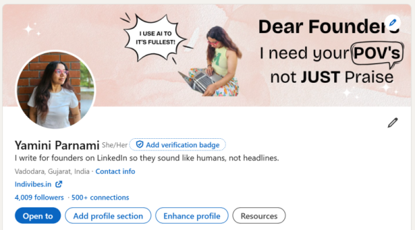 I do end to end LinkedIn Personal branding services. Strategy+ Writing+ Engagement