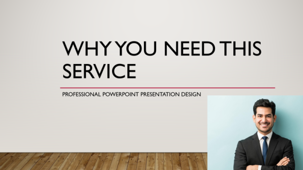I will design a professional PowerPoint presentation for your business or study