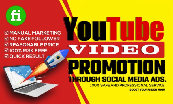 I will do organic youtube promotion.