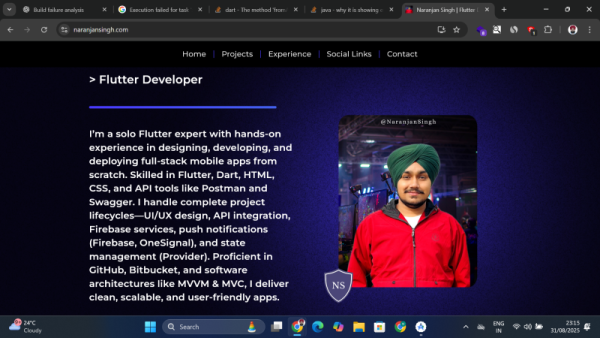 I will developer professional & 3d animation Portfolio