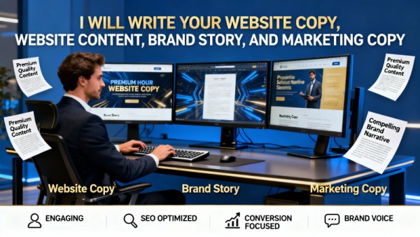I will write SEO website content, website copy, website content, brand copywriter