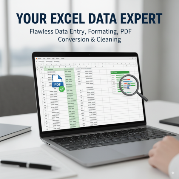 Professional Excel & Google Sheets Data Entry & Cleaning Services