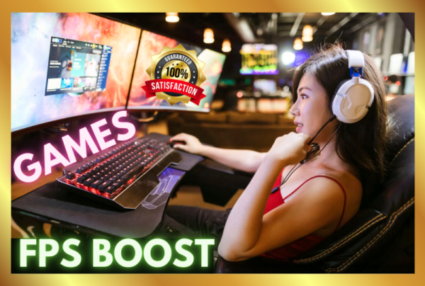 Games fps boost, optimize, tweak, overclocking gamer PC for gaming, streaming