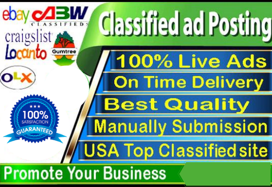 I will do classified ad posting in USA