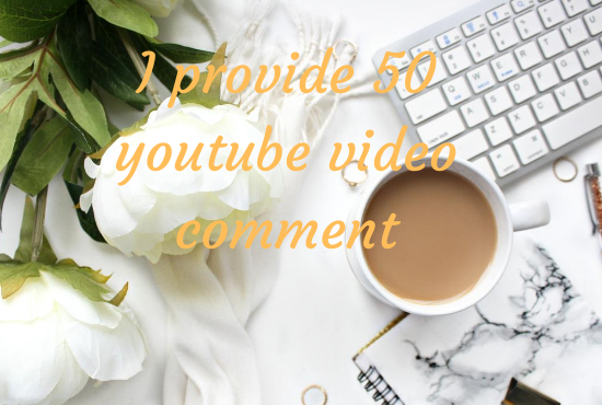 I provide organic 50 youtube video comment