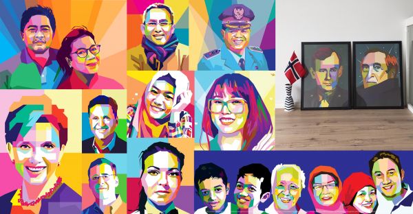 make your photos in WPAP style