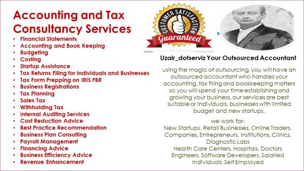 provide accounting and tax consultancy services