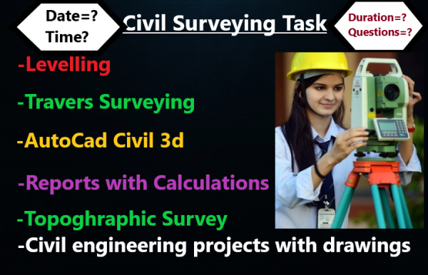 I can help you in civil engineering task and assignments