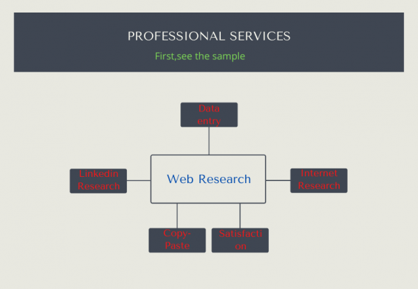 Web and Linkedin Research