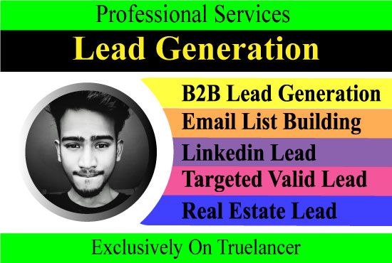 I will do b2b lead generation for your targeted business or industry