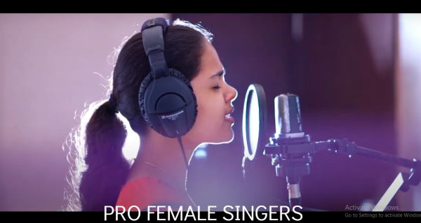 Provide Industry standard female singer indian vocals hindi punjabi bollywood