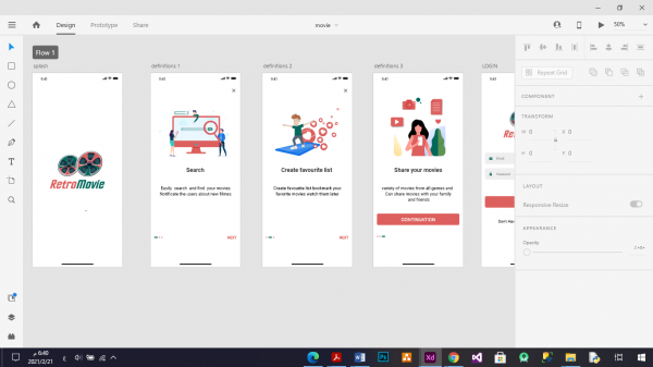 UI and UX design
