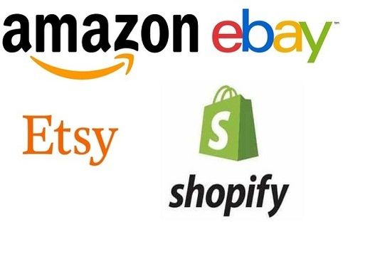 will do product listing on eBay, amazon, shopify, etsy with SEO  20 products 
