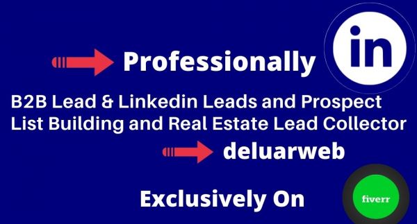 I can do targeted b2b lead generation,linkedin leads and web research