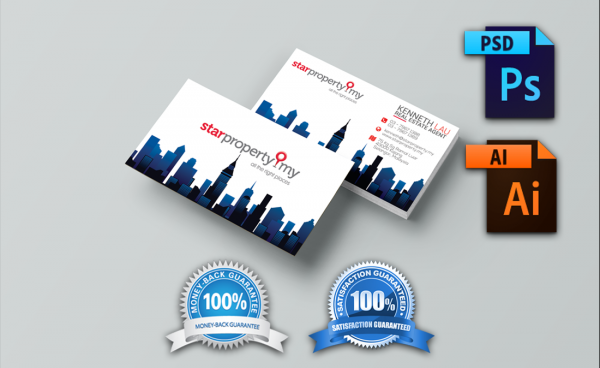 I can design eye catching double side business card for you within 3 hours 