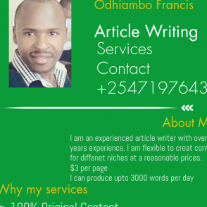 Francis Odhimbo-Freelancer in Nairobi,Kenya
