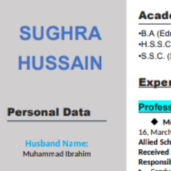 Sughra Hussain-Freelancer in Islamabad,Pakistan