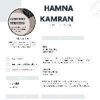 Hamna Kamran-Freelancer in darya khan,Pakistan