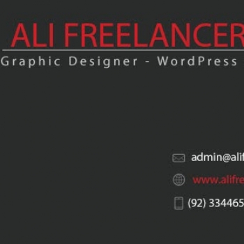 Ali Freelancer-Freelancer in Lahore,Pakistan