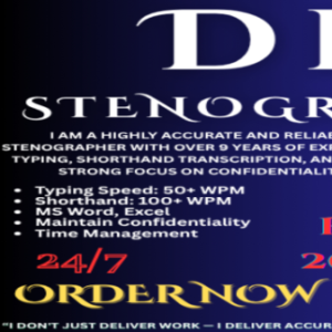 D K Stenographer & Typist-Freelancer in Mumbai,India