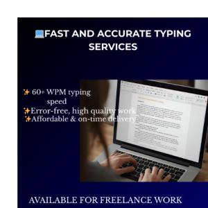 Typing Pro Services-Freelancer in Owerri,Nigeria