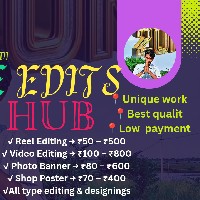 unique edits hub-Freelancer in Peepaliya,India