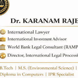 INTERNATIONAL LAWYER-Freelancer in Hyderabad,India